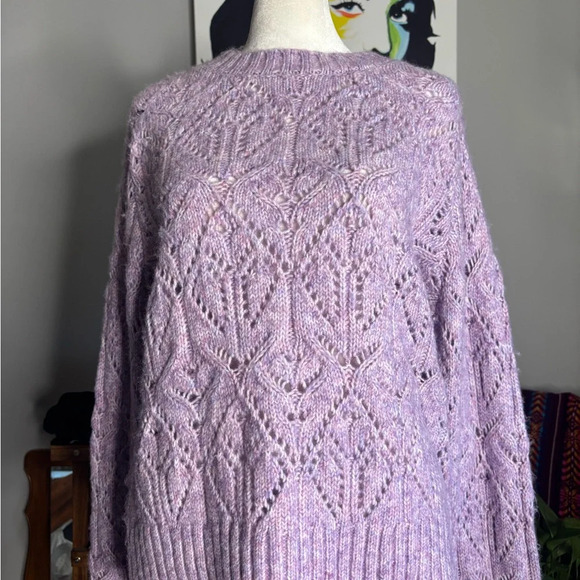 Casa Cabana Lavender Knit Sweater - Picture 4 of 10